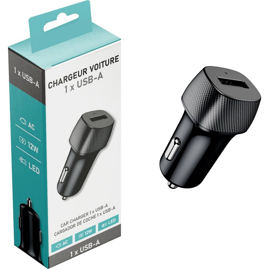 Adaptateur Allume-cigare 1xusb-a 12w Synchro Diffusion