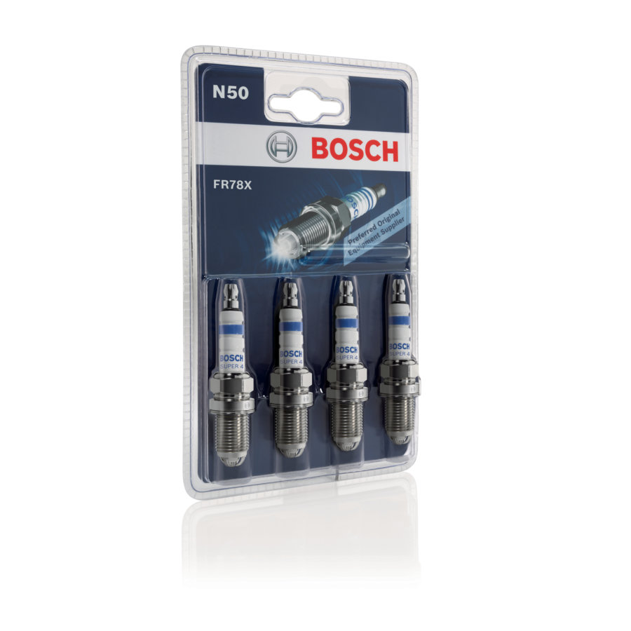 4 Bougies D'allumage 4 Électrodes Bosch N50