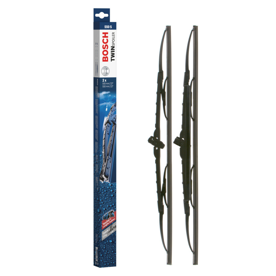 2 Balais D'essuie-glace Bosch Twin Avec Spoiler 550s