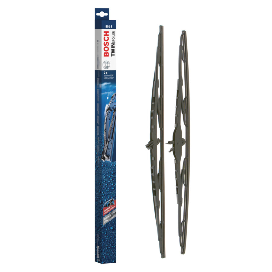2 Balais D'essuie-glace Bosch Twin Avec Spoiler 801s