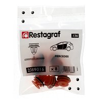 Restagraf Fixations Agrafes Panneau Garniture Intérieure - Compatible Audi A2 A3 A4 Cabriolet & Seat Ibiza III - Lot De 8