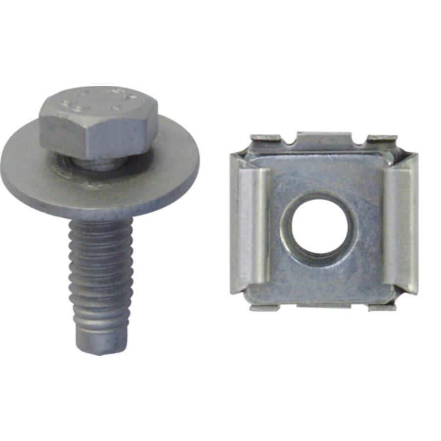 4 Vis M6 X 20 Mm Avec 4 Clips De Verrouillage Pour Carénage Sous Moteur