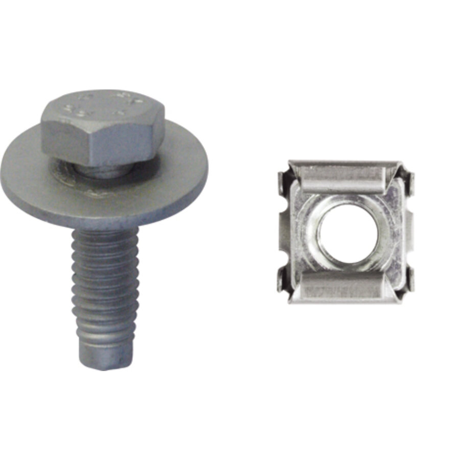 4 Vis M6 X 20 Mm Avec 4 Clips De Verrouillage Pour Carénage Sous Moteur
