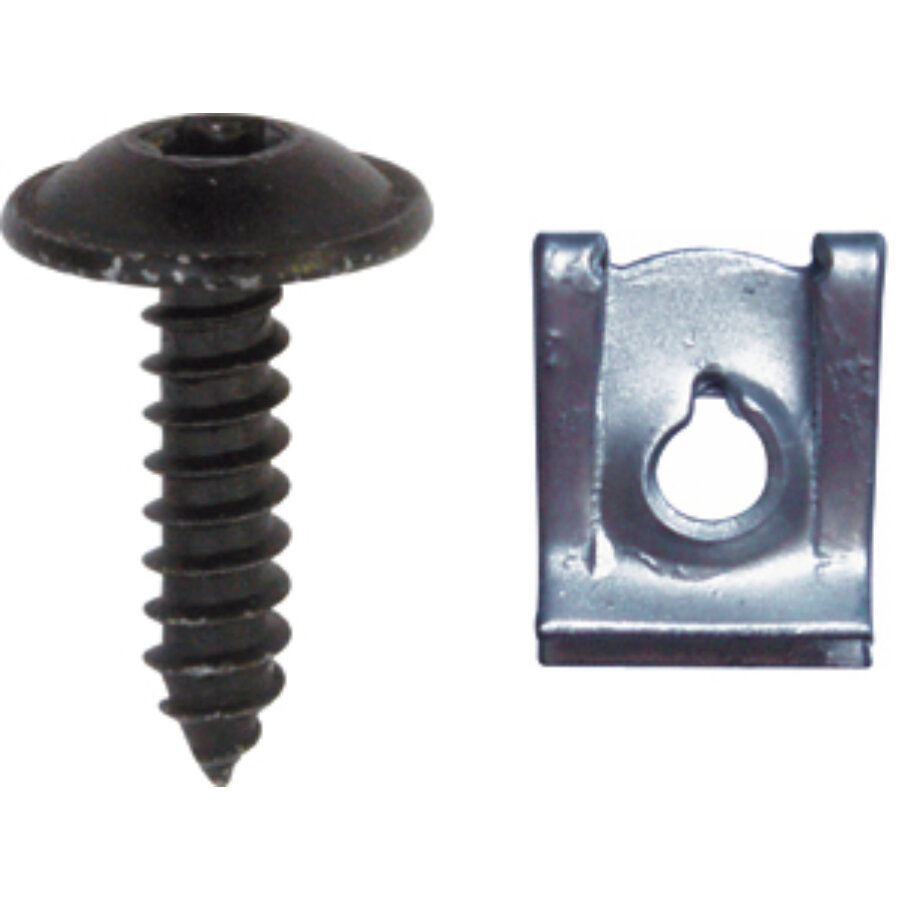 6 Vis 4,2 X 16 Mm Avec Clips De Verrouillage