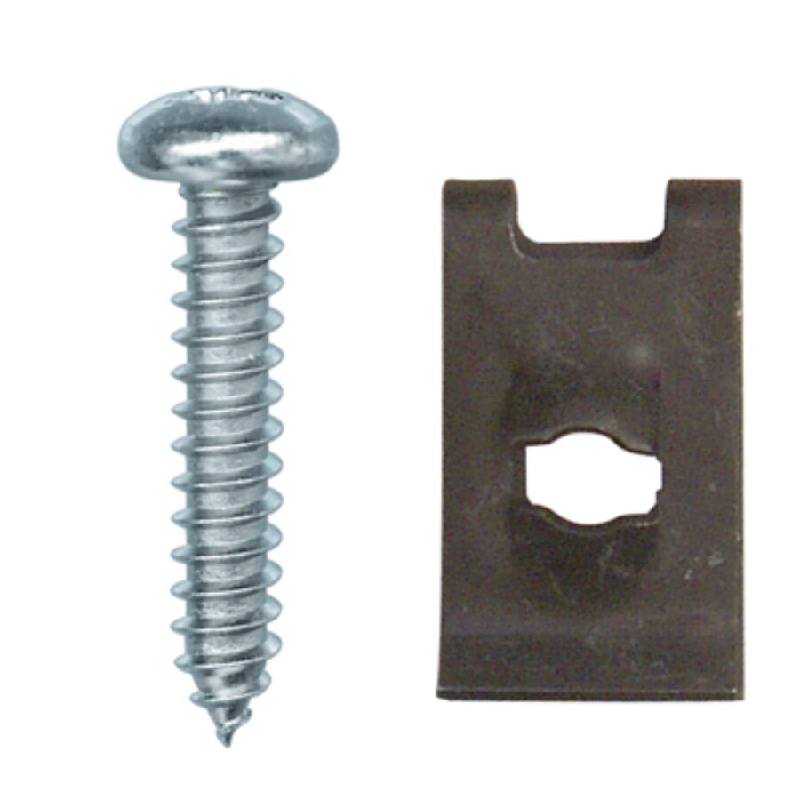 4 Vis 4,8 X 25 Mm Avec Clips De Verrouillage
