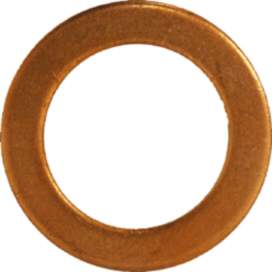 3 joints de vidange RESTAGRAF n°707 en cuivre diamètre intérieur 14 mm -  diamètre extérieur 20 mm - épaisseur 1,5 mm - Norauto