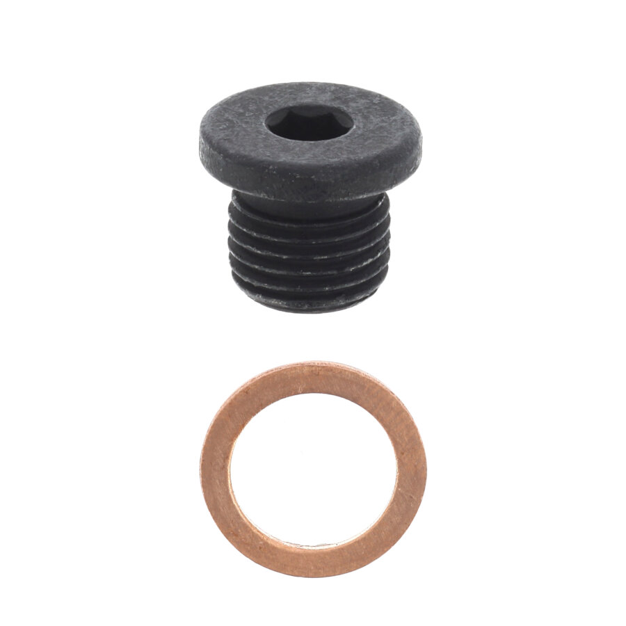 Bouchon De Vidange Restagraf N°617 En Acier Filetage M14 - 1,5 X 12 Mm