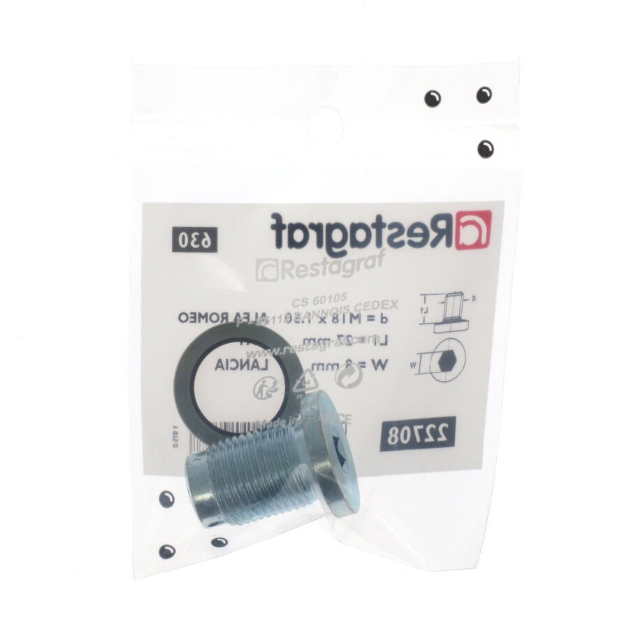 Joints De Bouchon De Vidange Alu 16x22x1.5 Mm Motocross Marketing