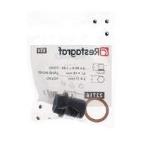 2PCS M18x1,5 Vite Di Scarico In Acciaio Per Coppa Olio Motore