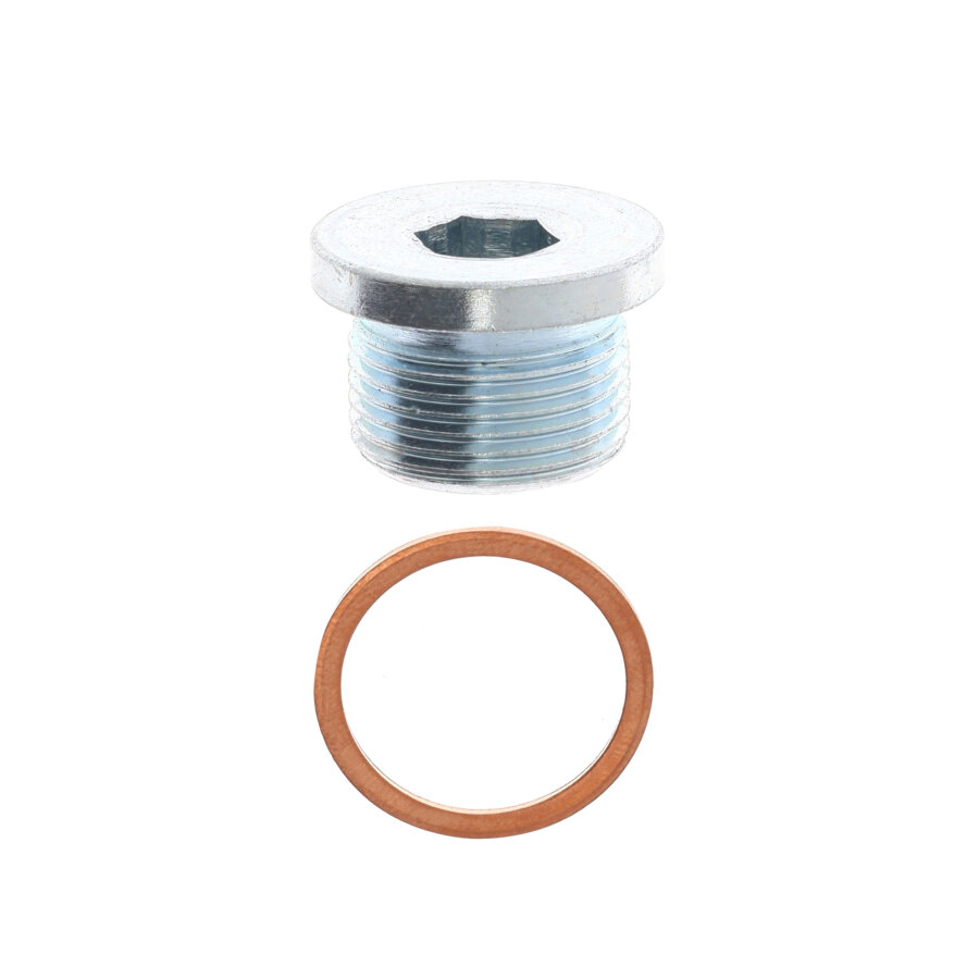 Bouchon De Vidange Restagraf N°639 En Acier Filetage M22 - 1,5 X 14 Mm