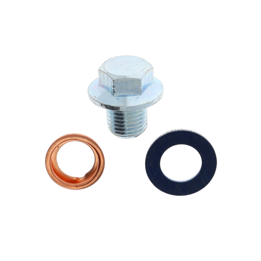 Bouchon De Vidange Restagraf N°607 En Acier Filetage M12 - 1,25 X 12,5 Mm
