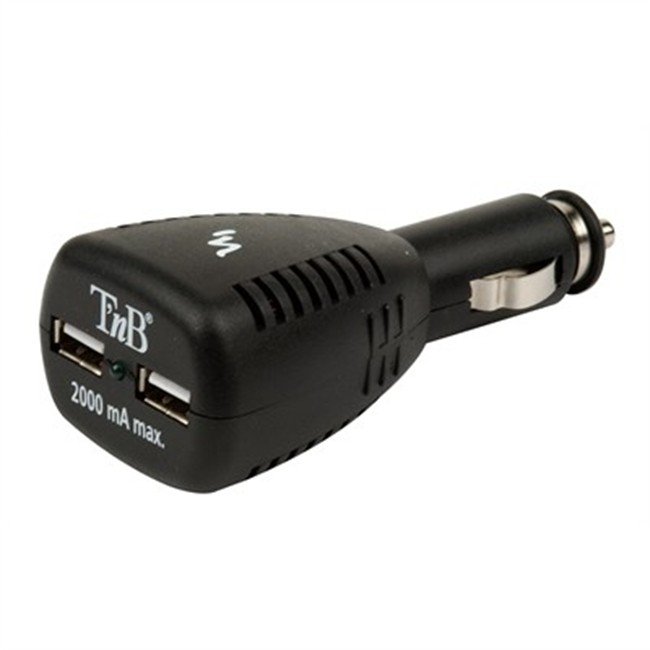 Chargeur Allume-cigares 2usb 2000ma Tnb