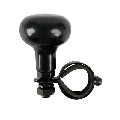 Boule De Volant Universelle Noire - Poignée Direction Assistée Robuste Pour Voiture