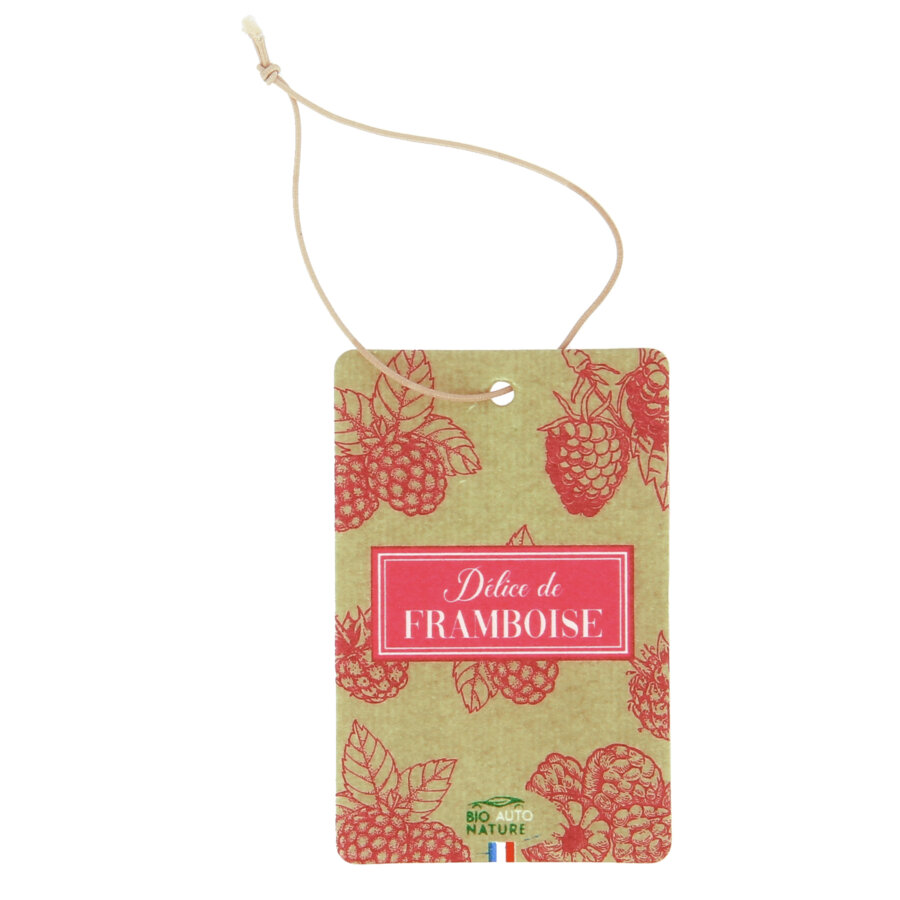 Désodorisant Voiture Bio Auto Nature Framboise