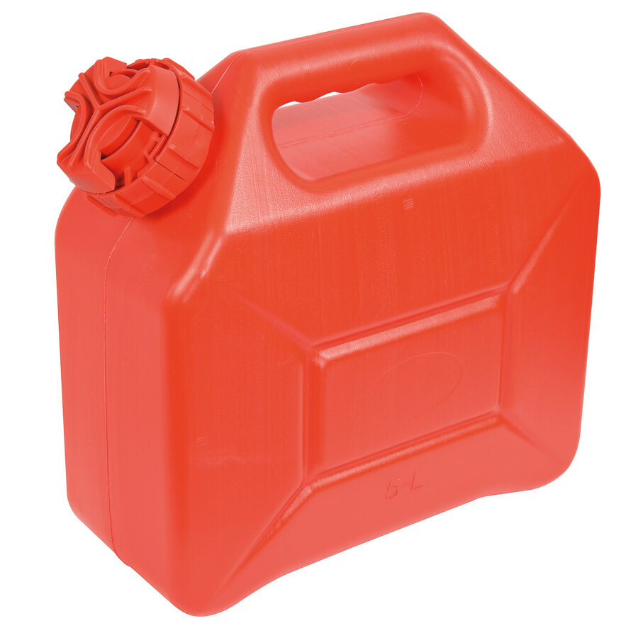 Jerrican Carburant En Plastique Renforcé Rouge 5 L Autobest