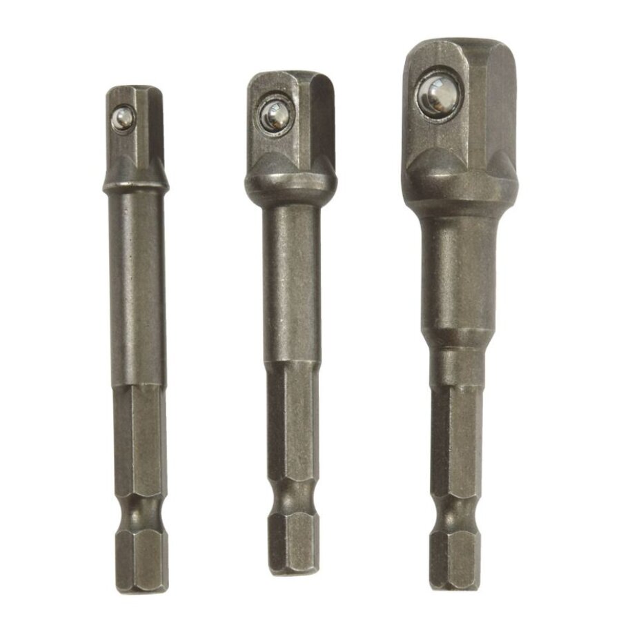Kit De 6 Adaptateurs Pour Clé à Douille - Conversion 1/2, 3/8, 1/4 - Acier Chrome Vanadium - 4