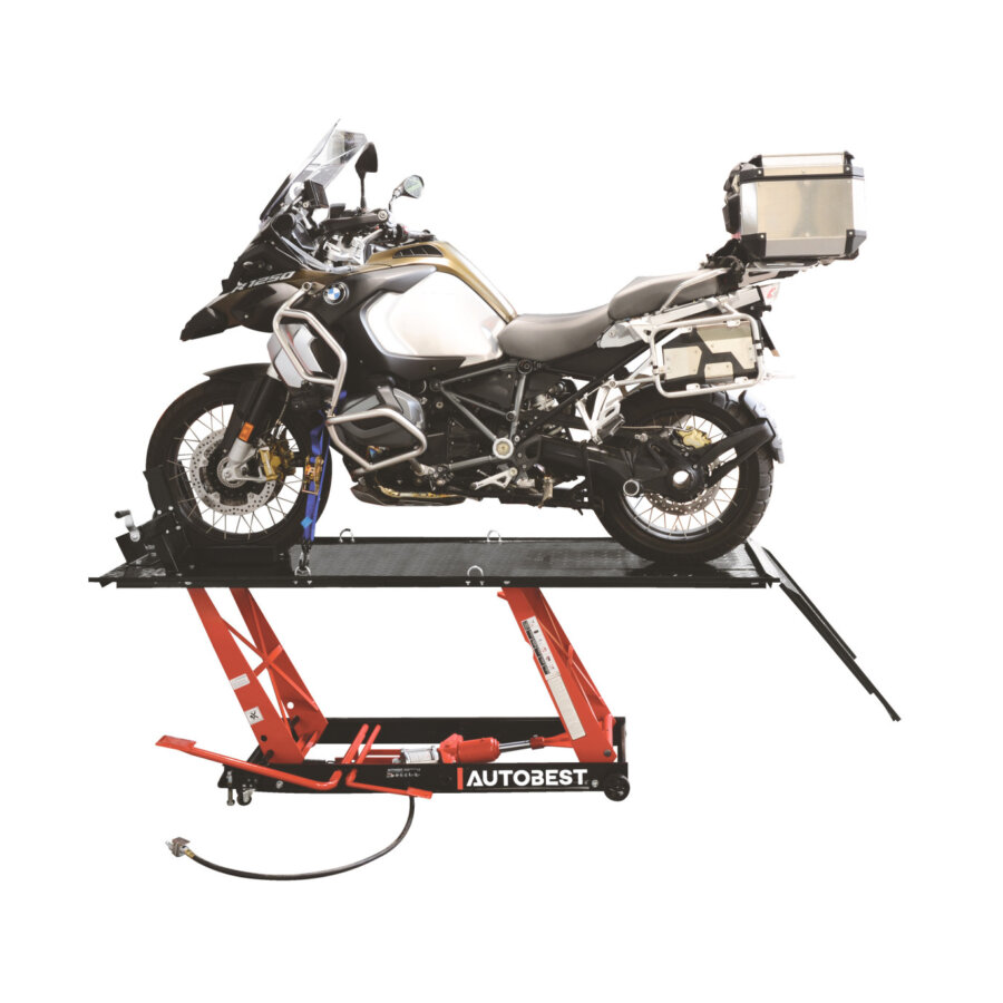 Table De Levage Moto Hydro-pneumatique Autobest 450kg