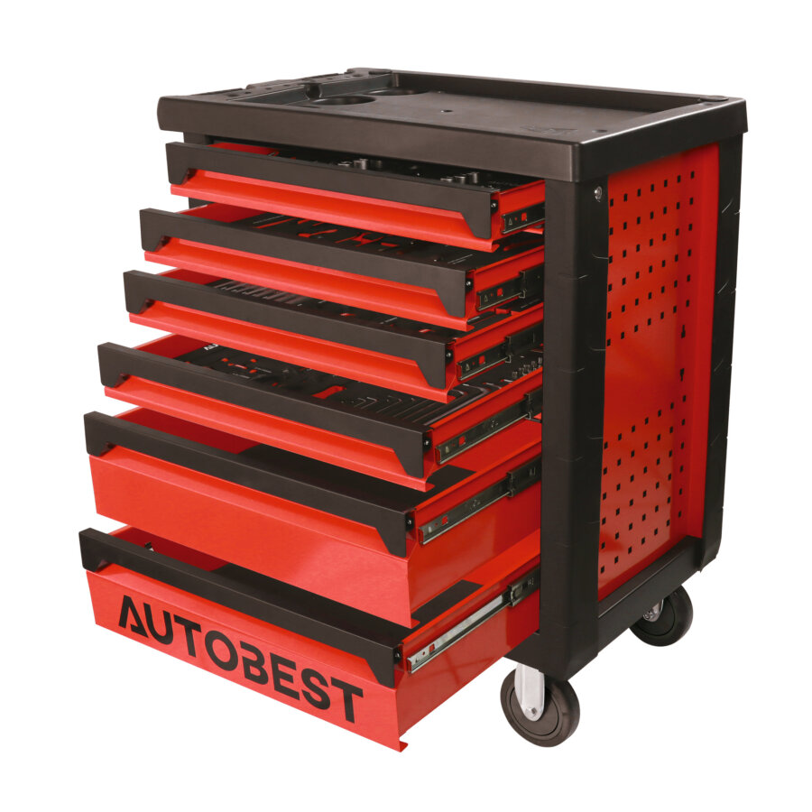 Servante 6 Tiroirs Autobest Avec 170 Outils Inclus