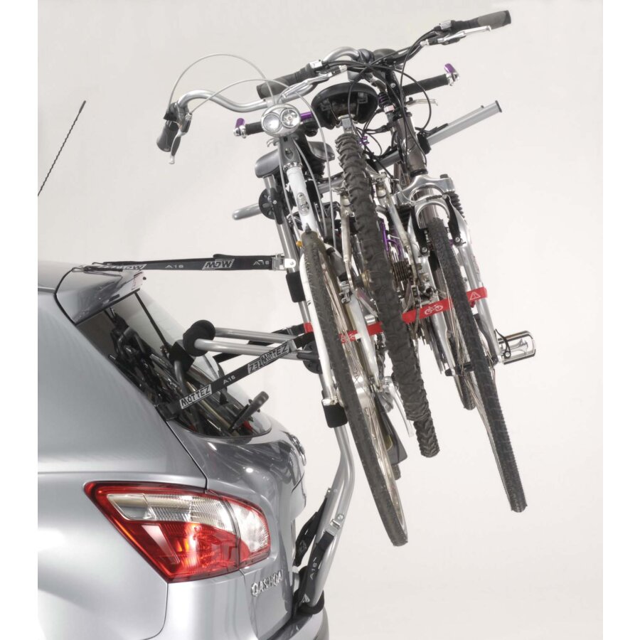 Photo Porte-vélos Sur Hayon Suspendu Réhaussé Mottez Premium A014ccad Pour 3 Vélos