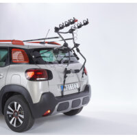Porte-vélos sur hayon SHIVA fixation sur barres de toit ou barre railing MOTTEZ pour 3 vélos