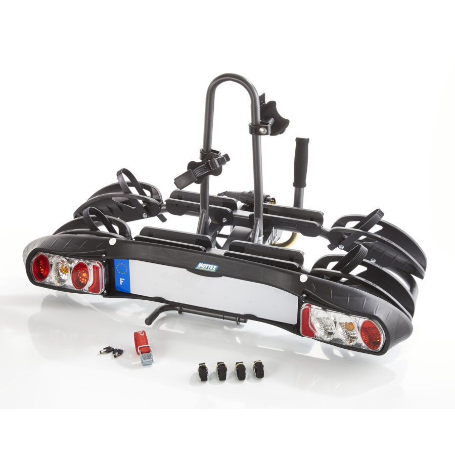 Photo Porte-vélos Sur Attelage Mottez Zeus-v2 A028p2 Pour 2 Vélos Électriques