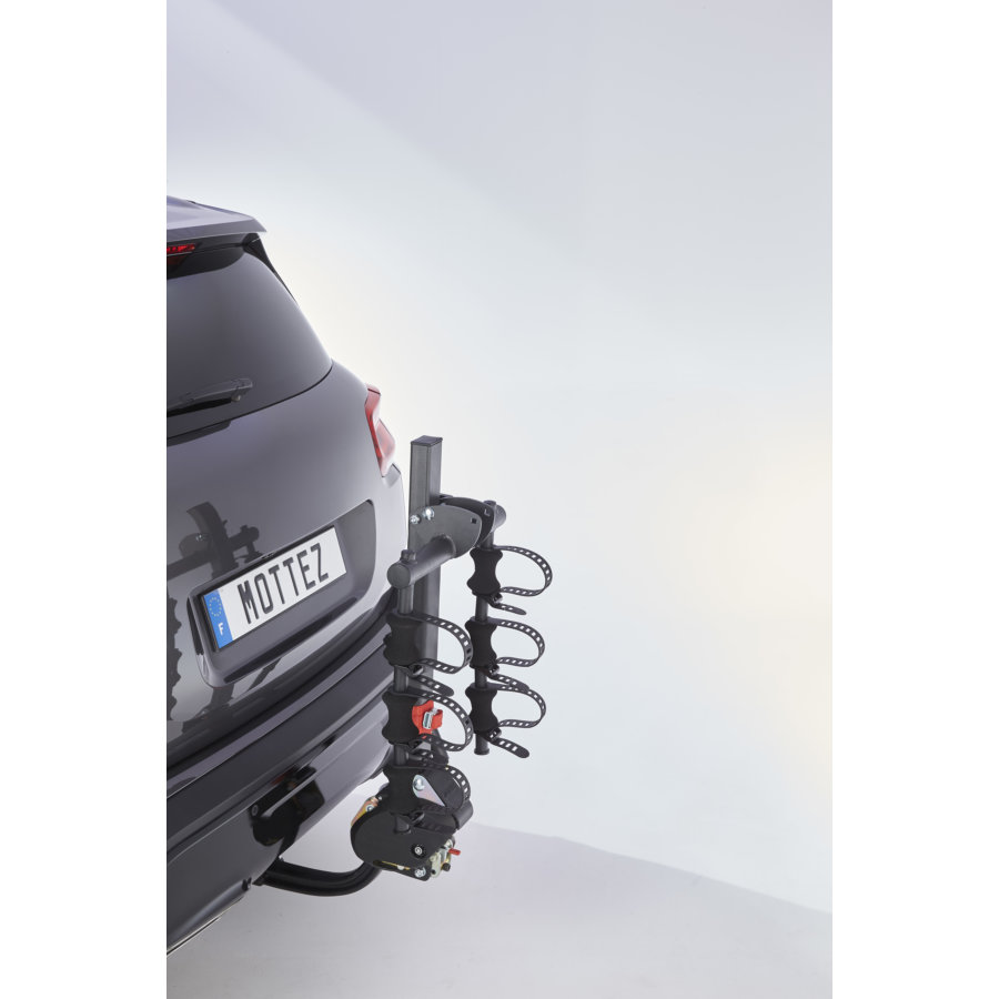 Photo Porte-vélos Sur Attelage Suspendu Mottez Hercule 3 Elec Pour 3 Vélos Électriques