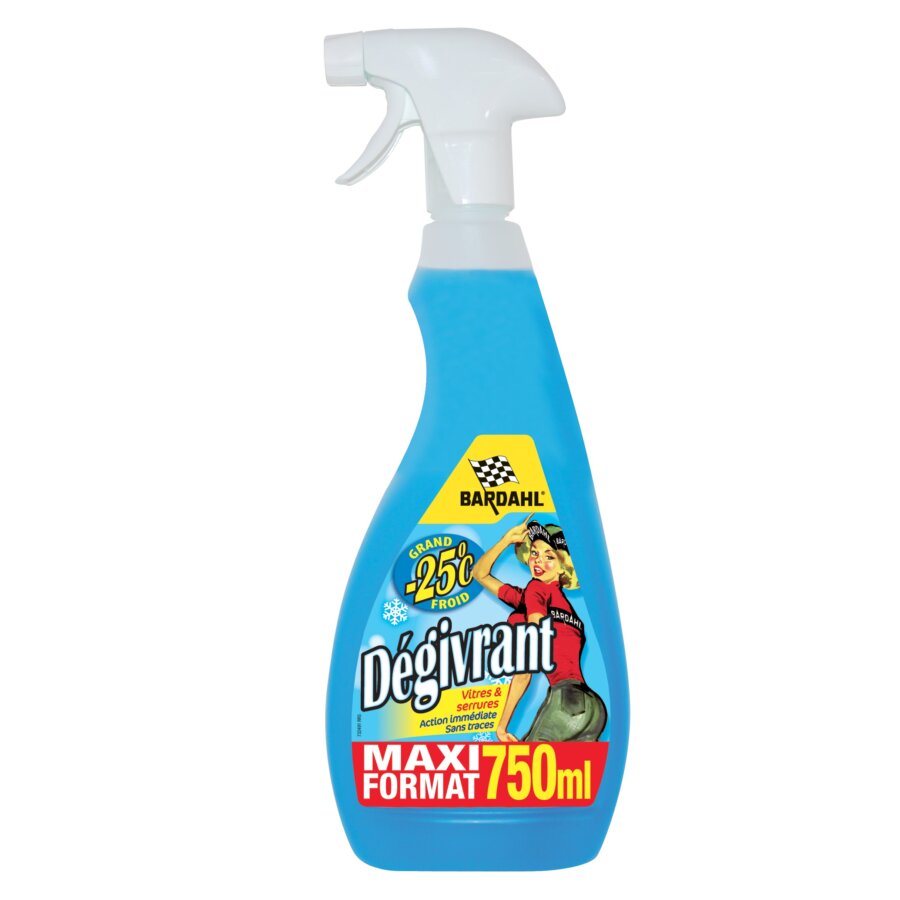 Dégivrant Pulvérisateur Vitres Et Serrures Bardahl 750 Ml