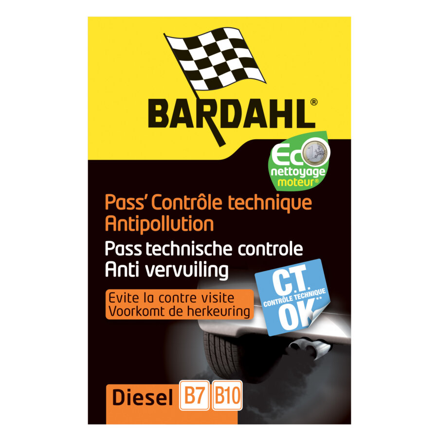 Pass' Contrôle Technique Antipollution Diesel Bardahl 800 Ml