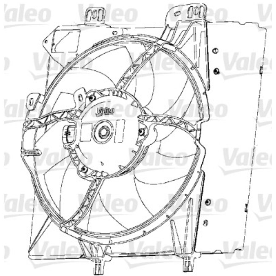 Valeo 715344 Ventilateur De Climatisation - Compatible Renault Clio IV, Grandtour IV, Trafic (2012-2014 Et +)