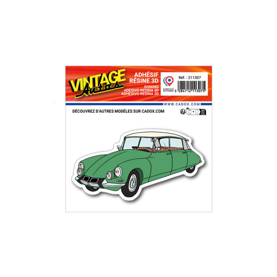 Adhésif Résine Citroen Ds 1967 Verte