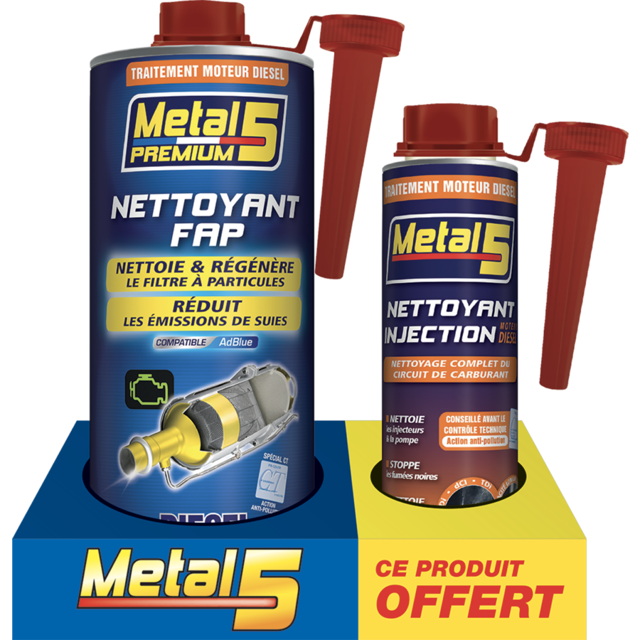 Metal 5 Pack Traitement Moteur Diesel