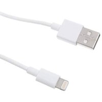 Câble USB / Lightning iPhone 1M Blanc TNB - Câble téléphone