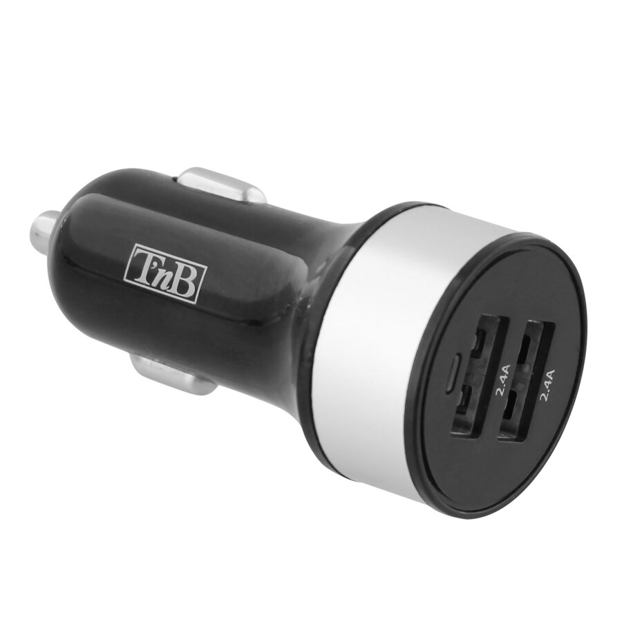 Chargeur voiture USB 2 ports - Chargeur USB allume cigare - Très compact -  2.4A 