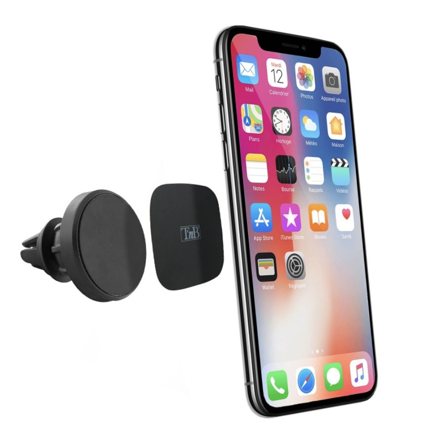 2 Patchs Magnétiques Adhésifs Tnb Pour Support De Téléphone