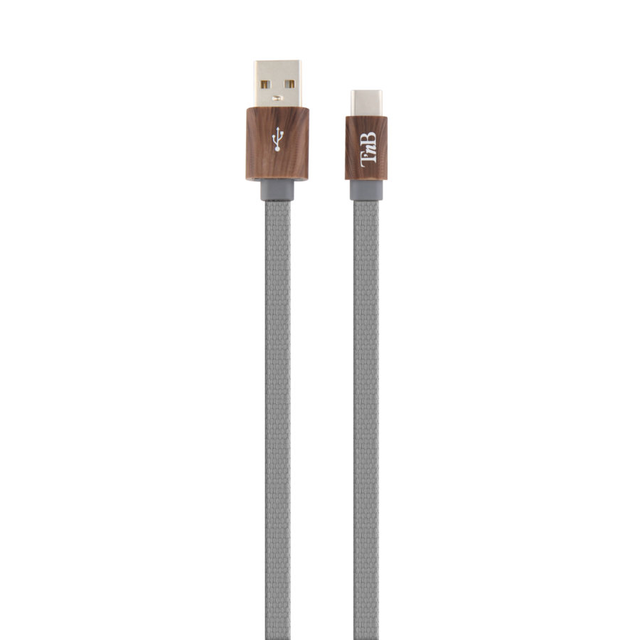 Câble tressé USB/ USB-C 1,5 m TNB sur