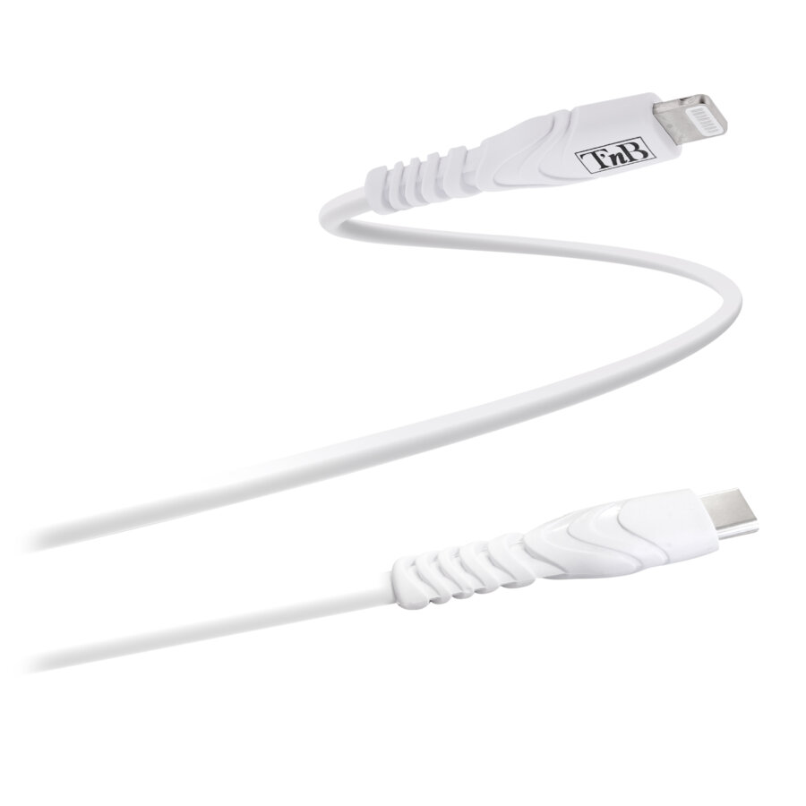 Câble Lightning/usb-c 2 M Blanc Renforcé Tnb