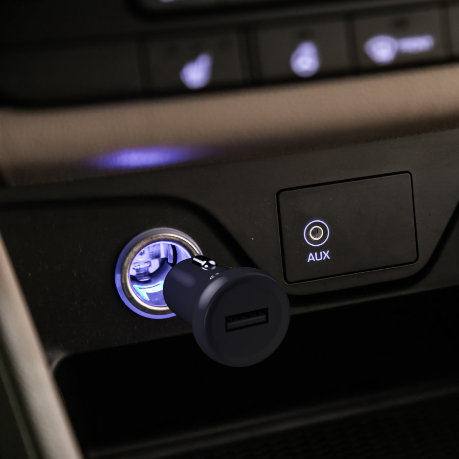 Chargeur Qc 3.0 Pour Allume-cigare Avec Câble Micro-usb Et Usb-c Tnb
