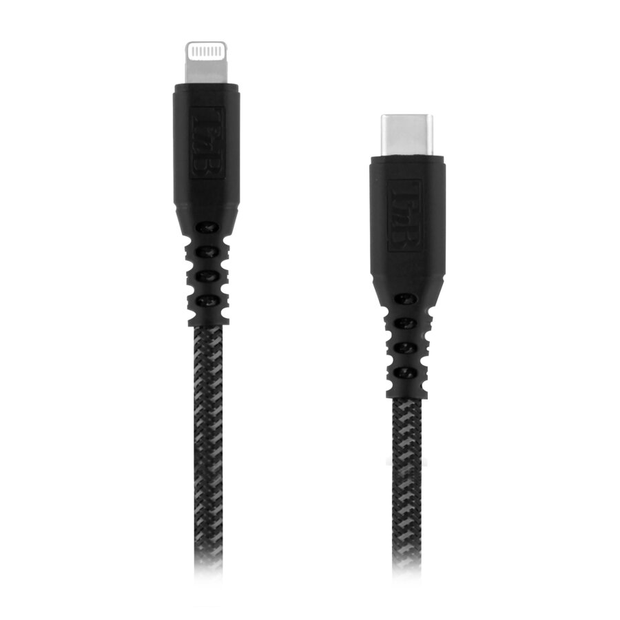 Câble Noir Tnb Type-c/lightning Xtrem De 2 M