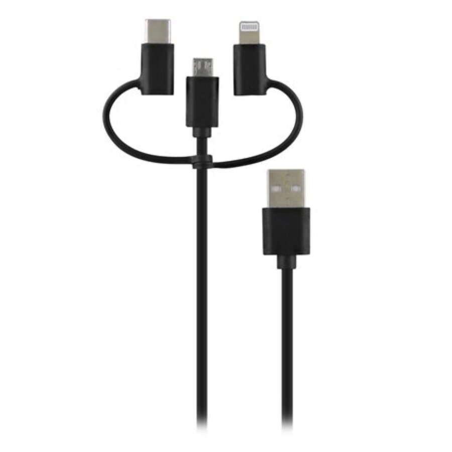 Câble Usb 3 En 1 Tnb Micro Usb - Usb-c