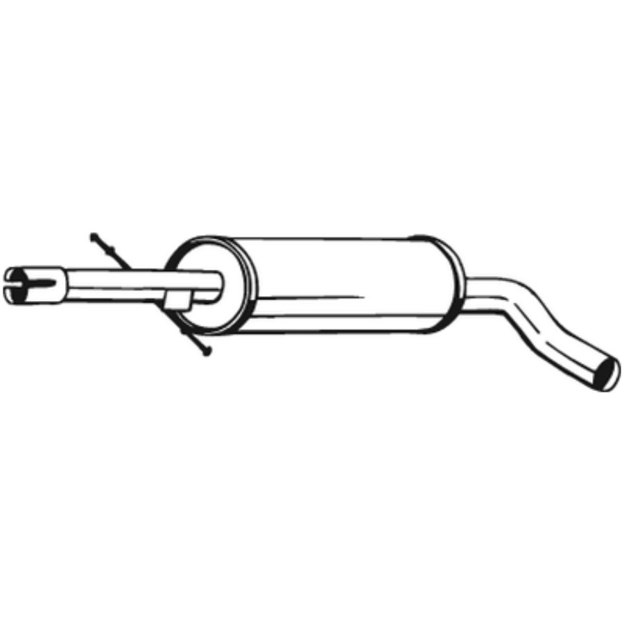 Silencieux Central Bosal 105-497