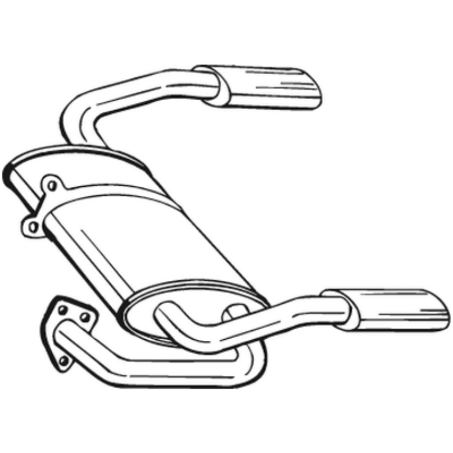 Silencieux Arrière Bosal 115-335