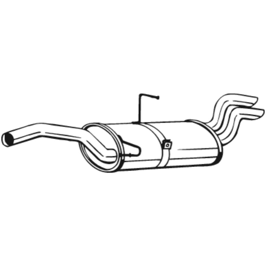 Silencieux Arrière Bosal 135-567