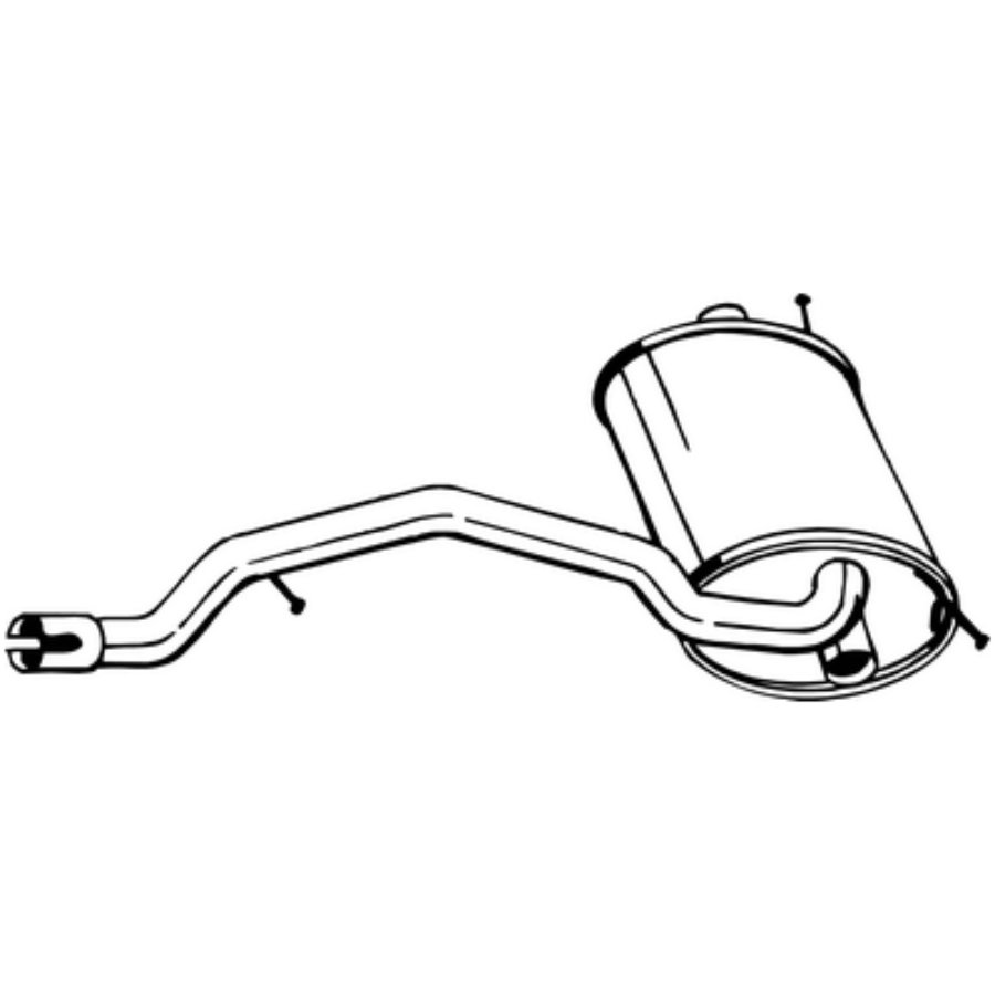 Silencieux Arrière Bosal 154-491
