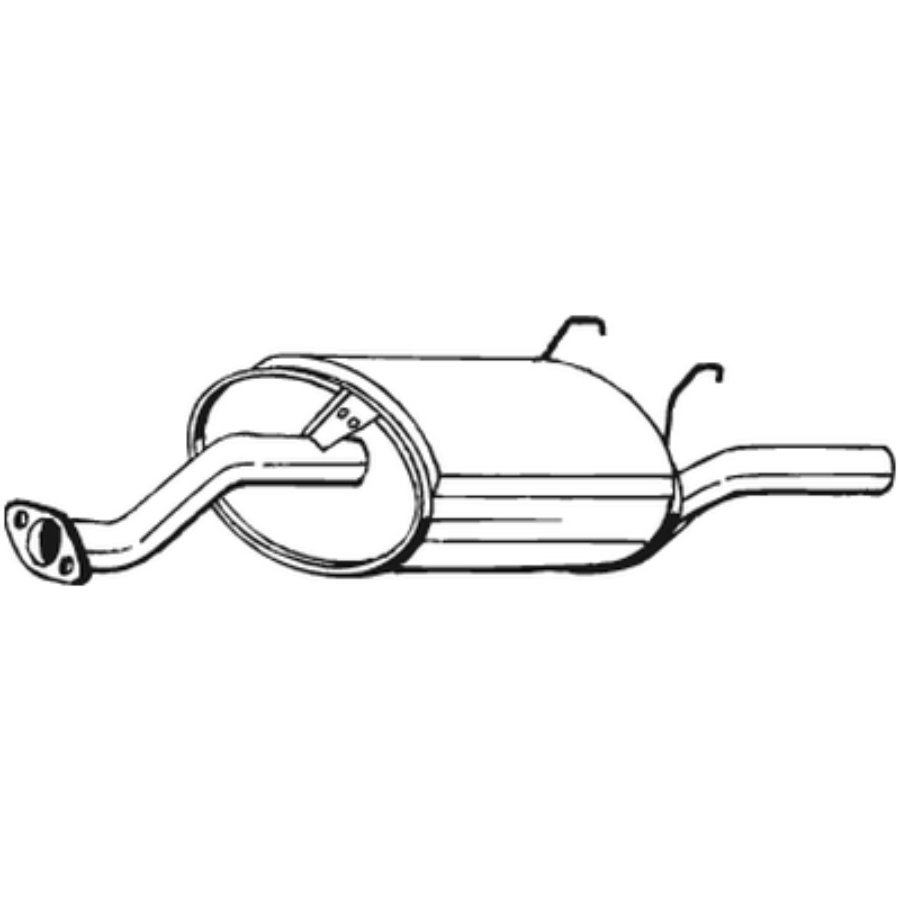 Silencieux Arrière Bosal 163-727
