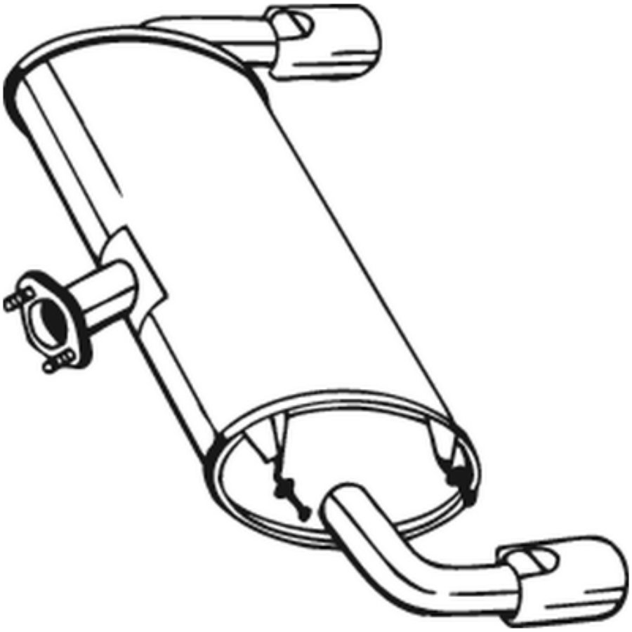 Silencieux Arrière Bosal 171-029