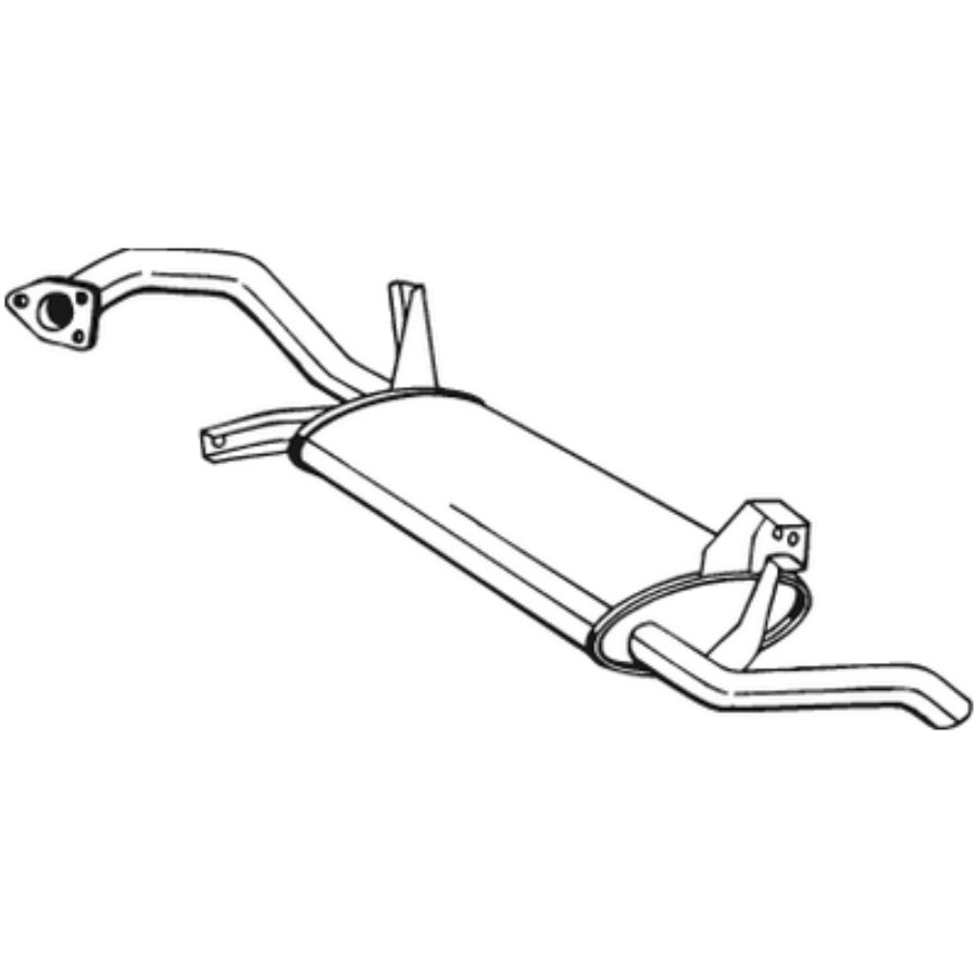 Silencieux Arrière Bosal 177-105