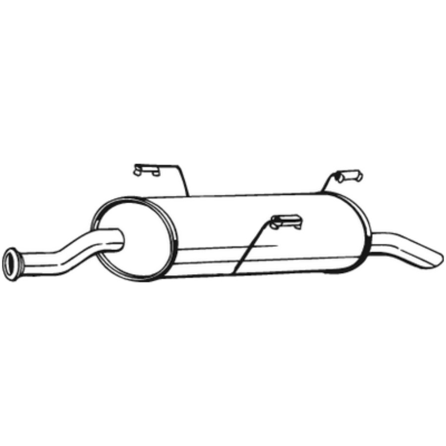 Silencieux Arrière Bosal 190-209