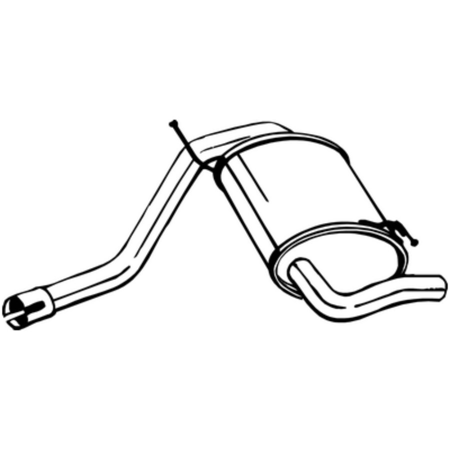 Soldes D'hiver 2026 : BOSAL Silencieux Arrière Pour FIAT: Panda (Ref: 148-135) Pas Cher - 3
