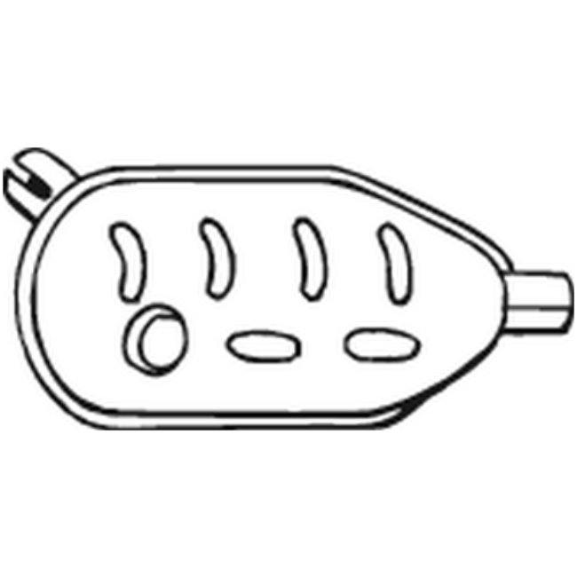 Silencieux Avant Bosal 200-627
