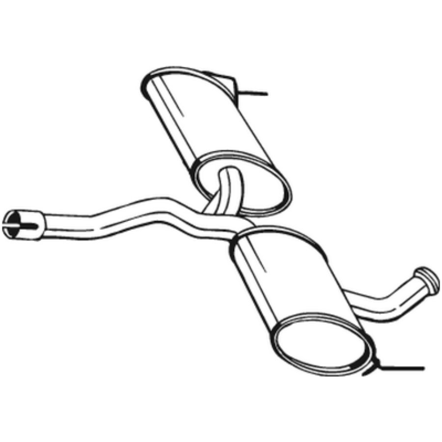 Silencieux Central Bosal 200-731